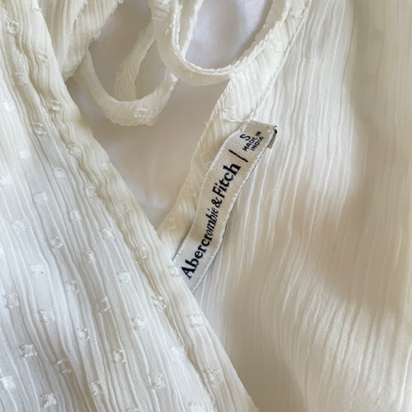 Abercrombie & Fitch Flowy White Bodysuit - Picture 4 of 4